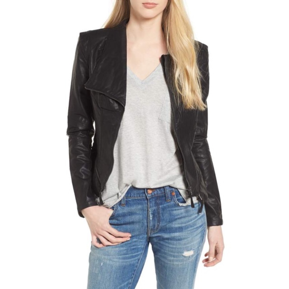 NWT BLANK NYC Faux Leather Jacket - Black